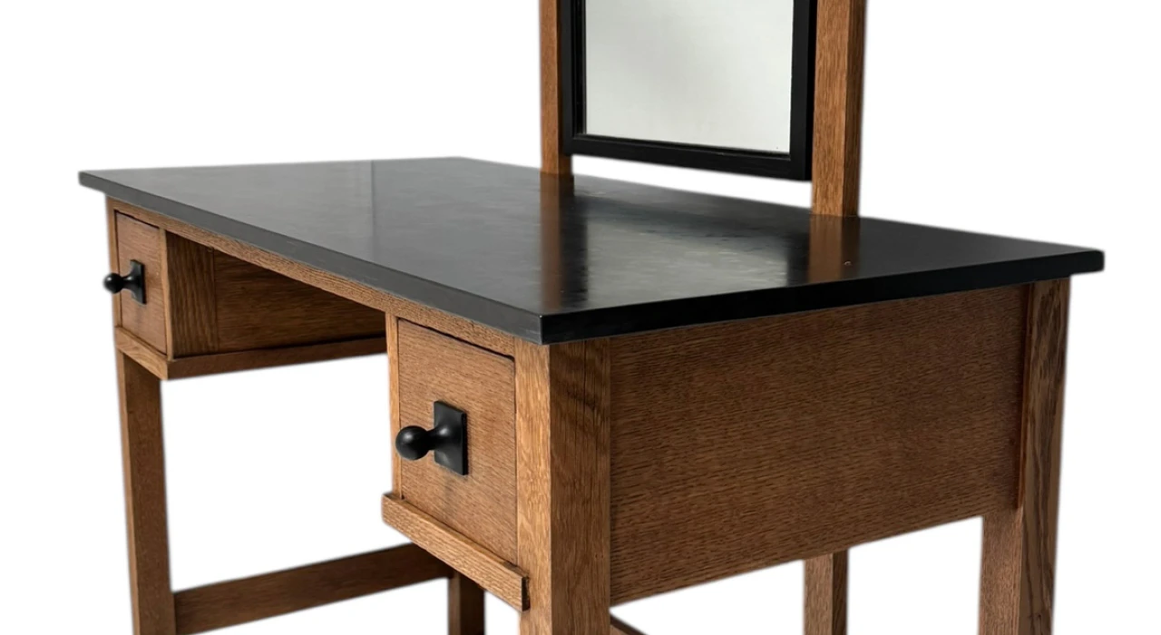 Art Deco Modernist Dressing Table or Vanity by Hendrik Wouda for Pander, 1924